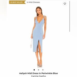 Camila Coelho Sky Blue Midi Dress